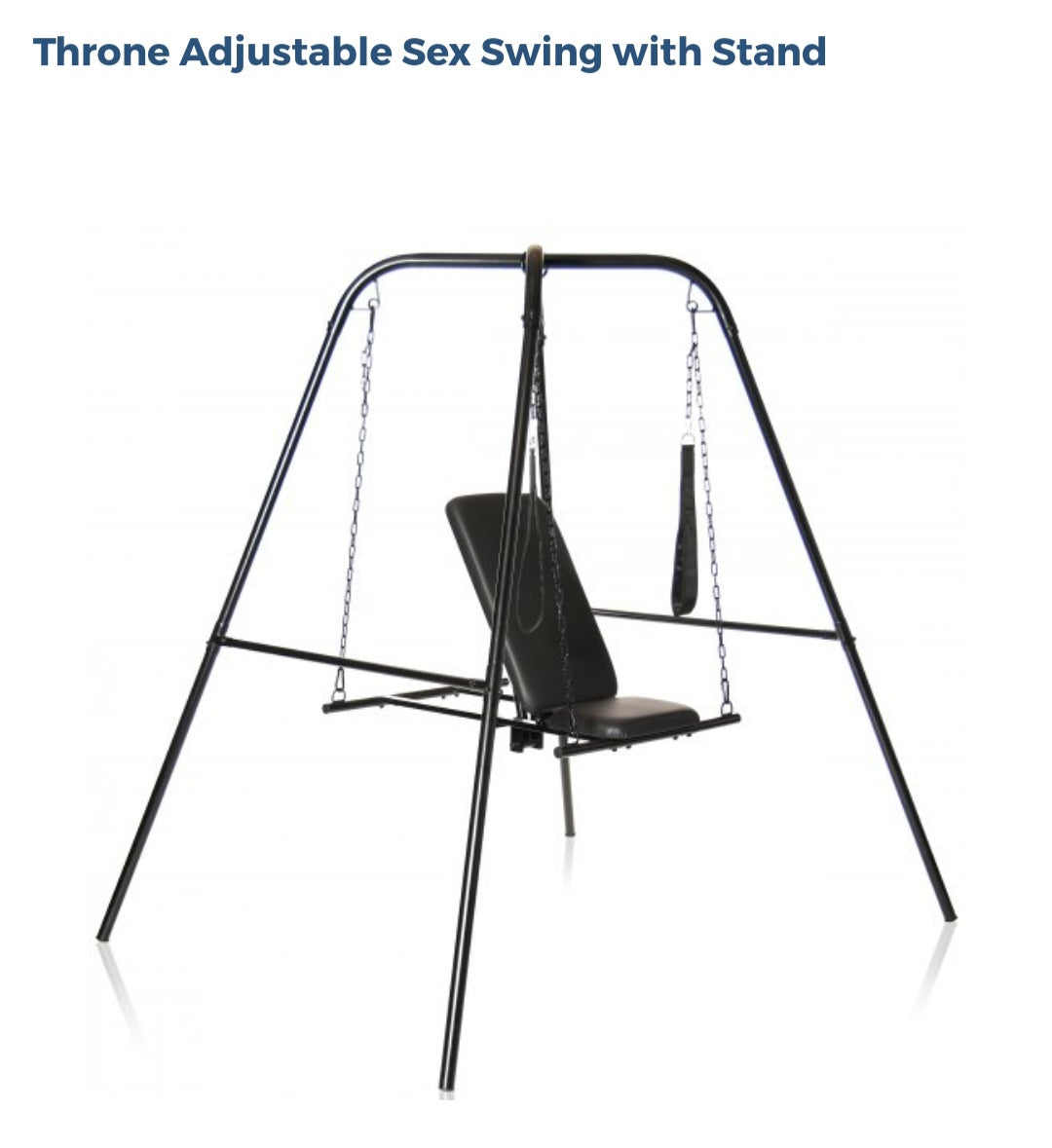 Throne Adjustable Sex Swing With Stand