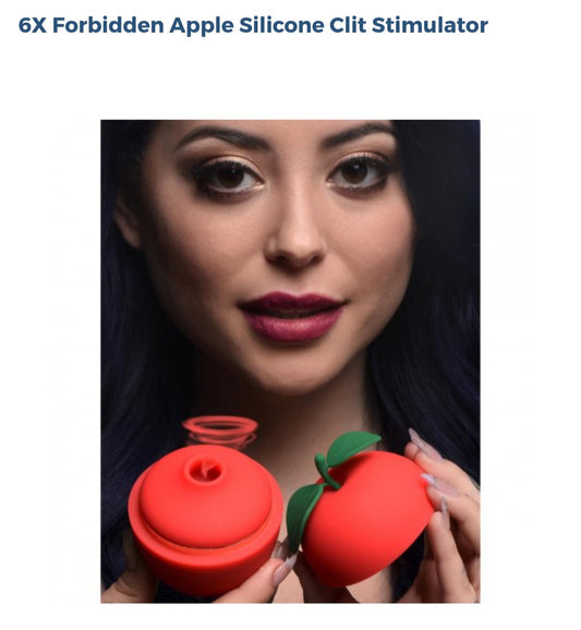 6× Forbidden Apple Silicone Clit Stimulator
