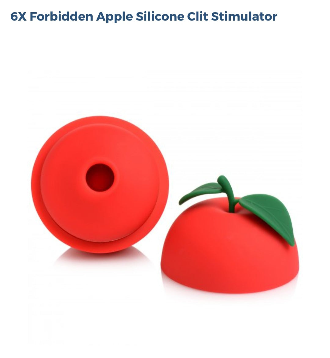 6× Forbidden Apple Silicone Clit Stimulator