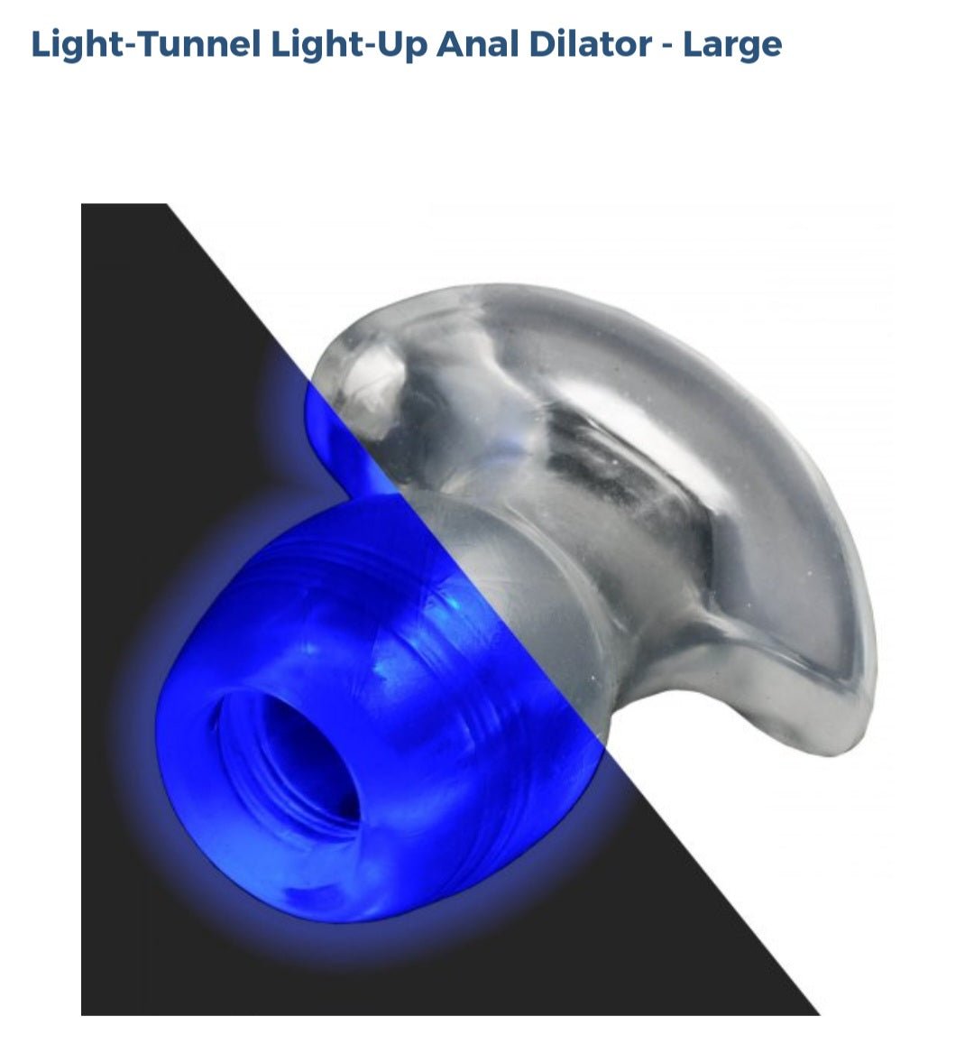 Light-Tunnel Light-Up Anal Dilator-Medium/Large