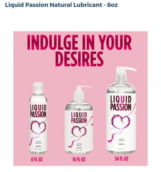 Liquid Passion Natural Lubricant