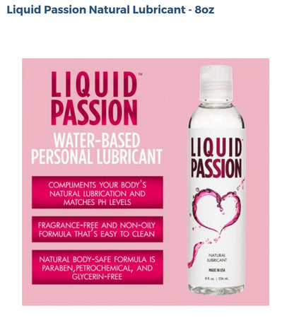 Liquid Passion Natural Lubricant