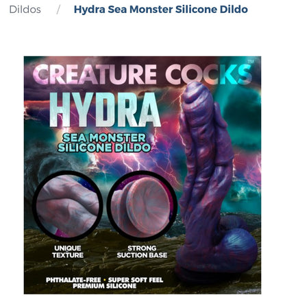 Hydra Sea Monster Silicone Dildo