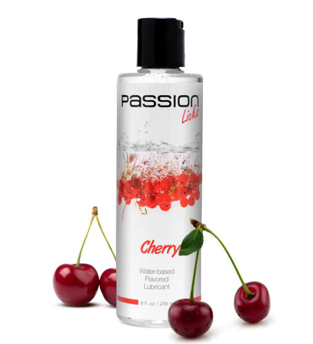 Passion Licks Cherry 🍒 Water Based Flavored Lube 😋 8oz