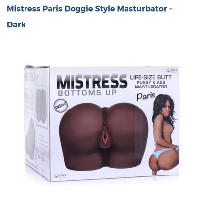 Mistress Paris Doggie Style Masturbator-Melanated