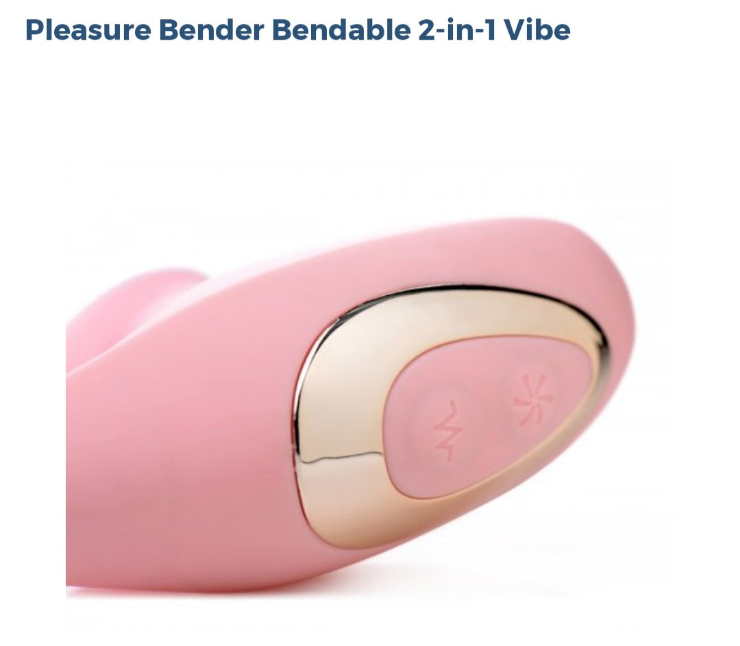 Pleasure Bender Bendable 2-in-1 Vibrator