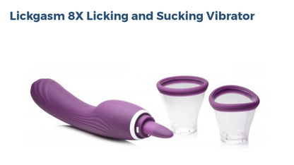 Lickgasm 8X Licking And Sucking Vibrator