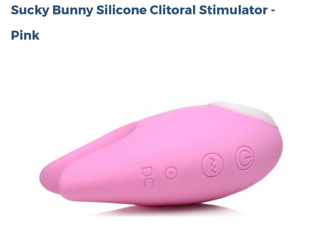Sucky Bunny Silicone Clitoral Stimulation-Pink