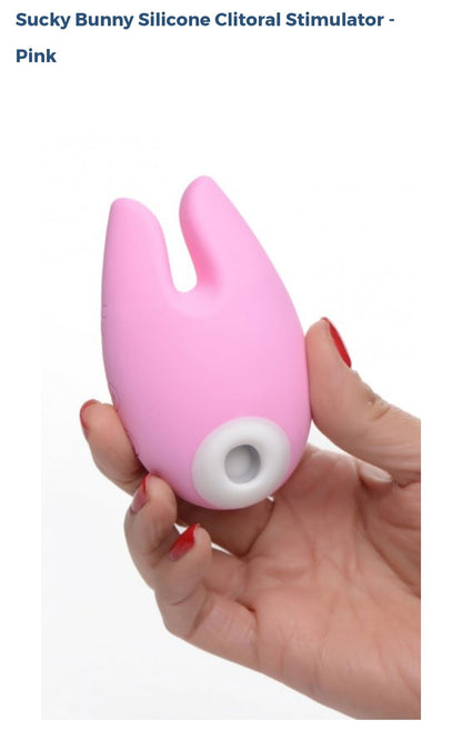 Sucky Bunny Silicone Clitoral Stimulation-Pink