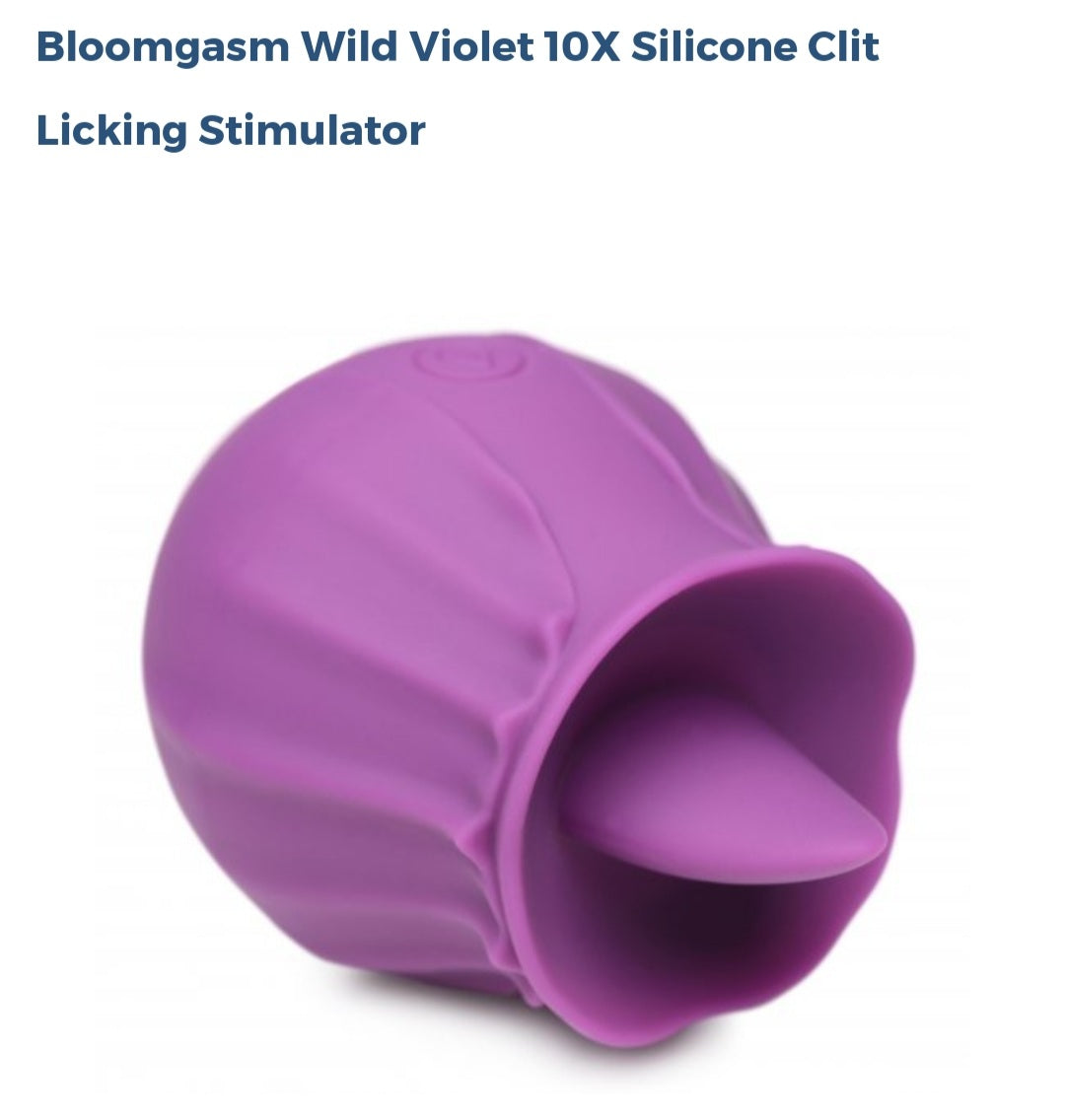 Bloomgasm Wild Violent 10X Silicone Clit Licking Stimulator