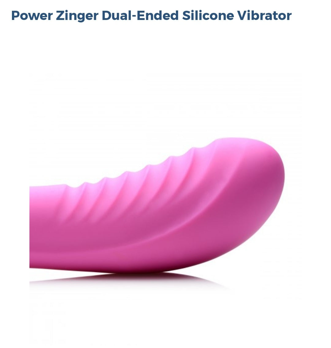 Inmi Power Zinger Dual-Ended Silicone Vibrator