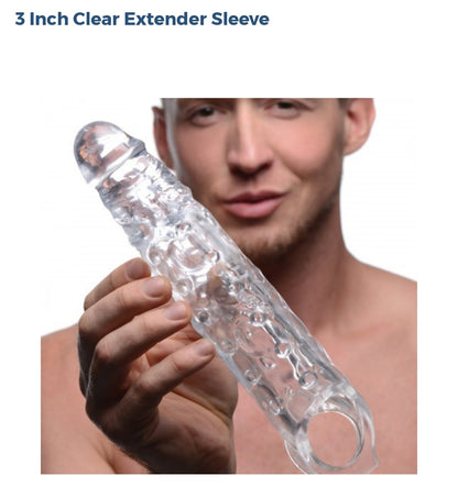 3 Inch Clear Extender Sleeve