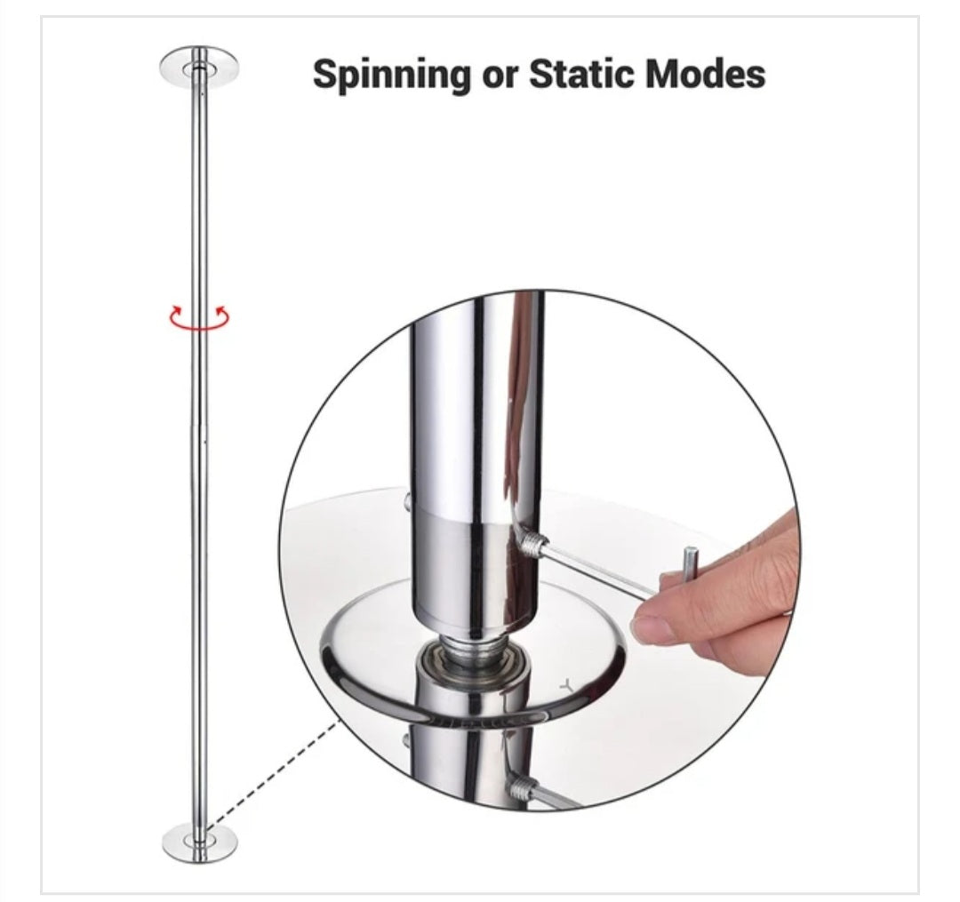 Spinning Workout Pole